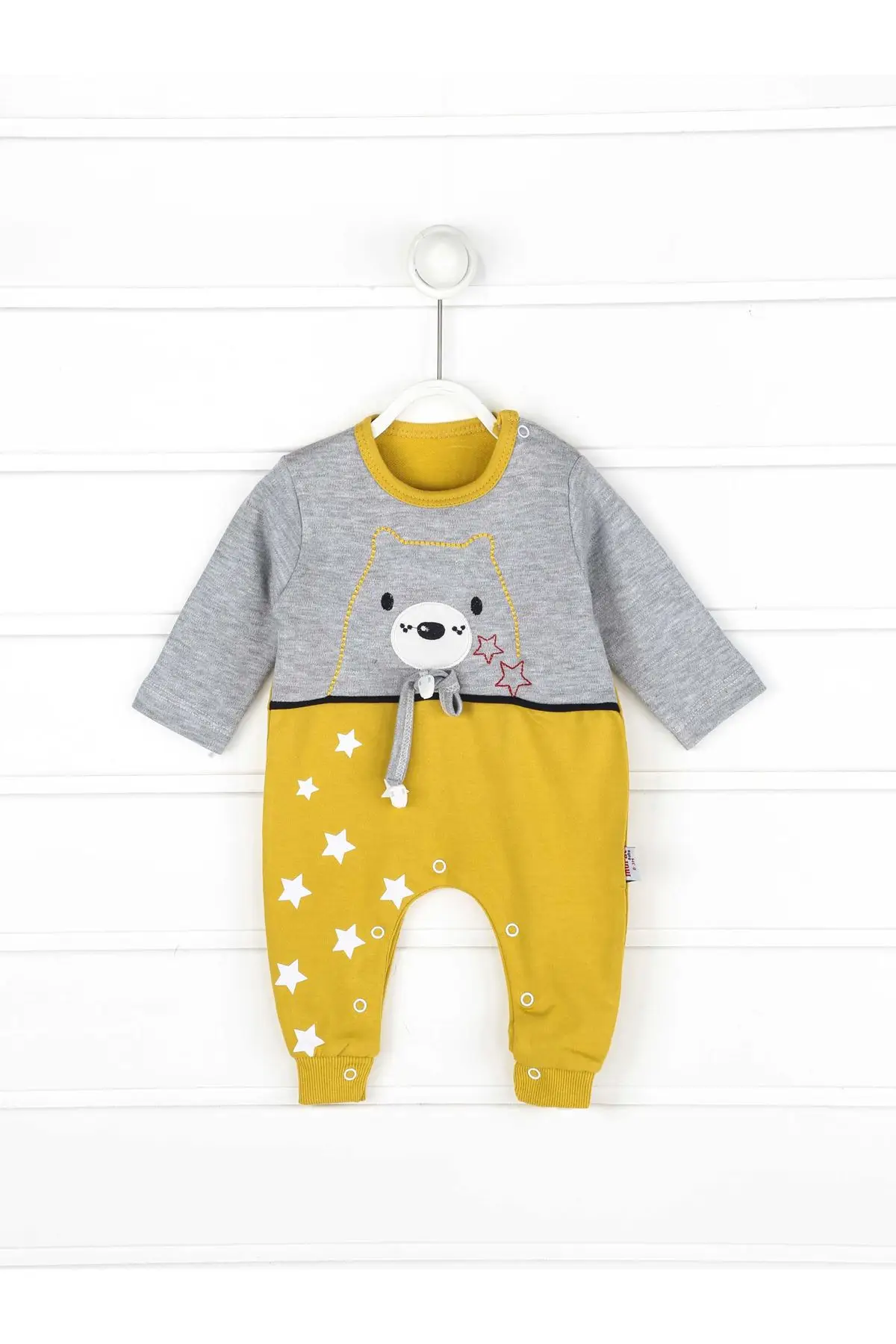 Yellow Baby Boy Hat Jumpsuit | Rompers