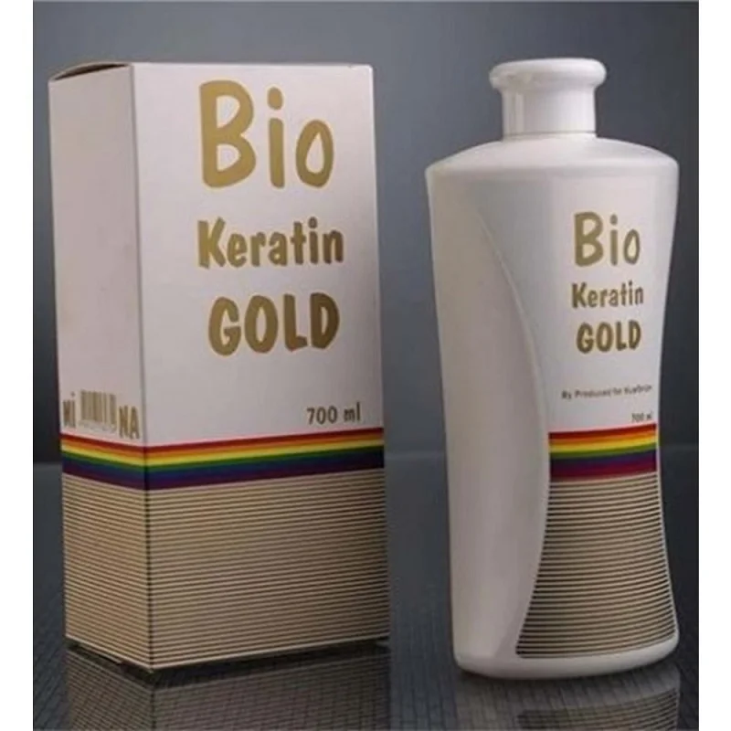 Бразильский выпрямитель для волос Bio Gold с кератином 700 мл|Уход за волосами и кожей