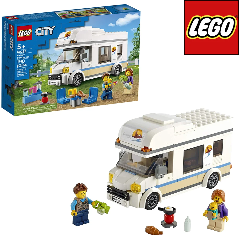 Конструктор LEGO City для отпуска кемперский фургон 60283 крутая игрушка детей 190 шт.