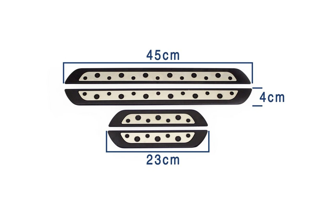 

Ford Fiesta Chrome Door Sill Dotline 4 Piece Stainless Steel (2018-)