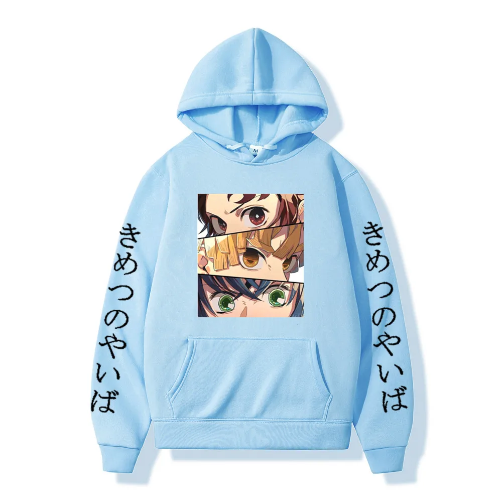 

Anime Demon Slayer Pullover Sweatshirt Kamado Tanjirou Printed Men Hoodies Harajuku Kimetsu No Yaiba Sudaderas Women Hoody Male