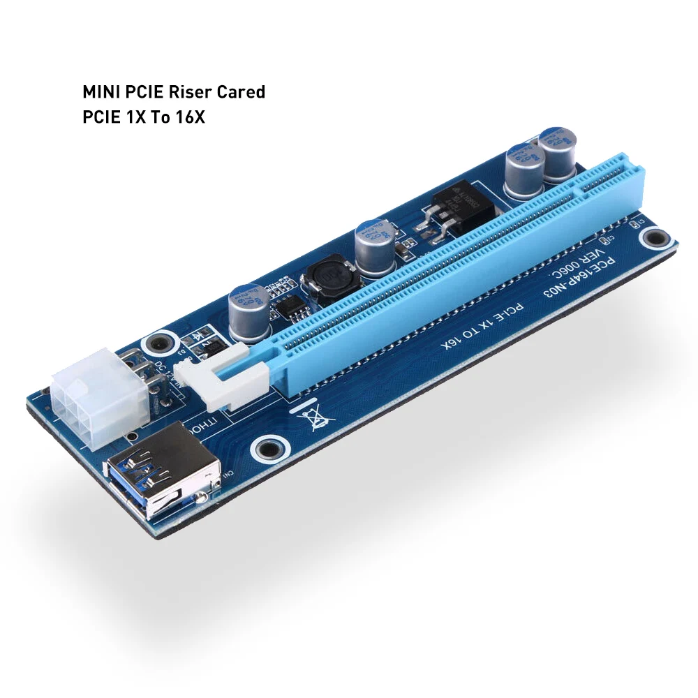 карта расширения mini pci e к pci express 16x кар