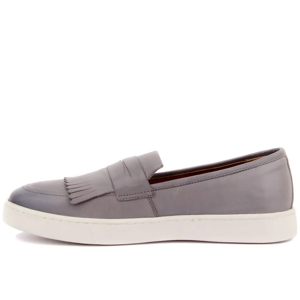 Sail Lakers-серая кожаная мужская повседневная обувь | Обувь