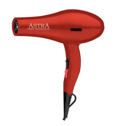 Astra 8818 Hair Dryer and Blow Dryer 2400 WATT (RED)