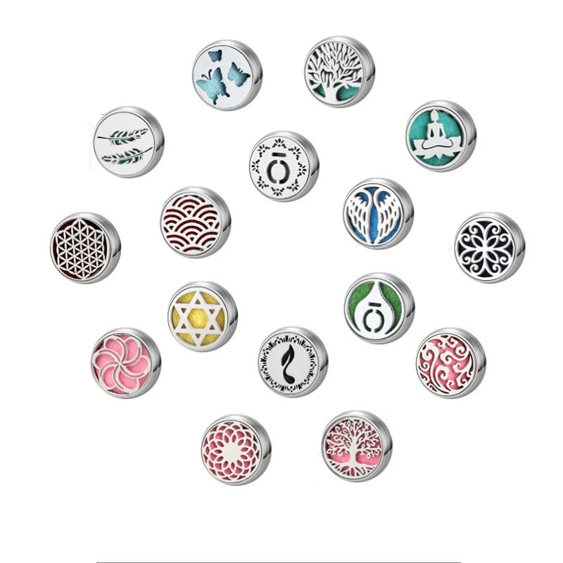 

12 мм/15 мм/18 мм нержавеющая сталь магнитная пряжка для ароматерапии диффузор эфирного масла медальоны для маскировочного зажима лица