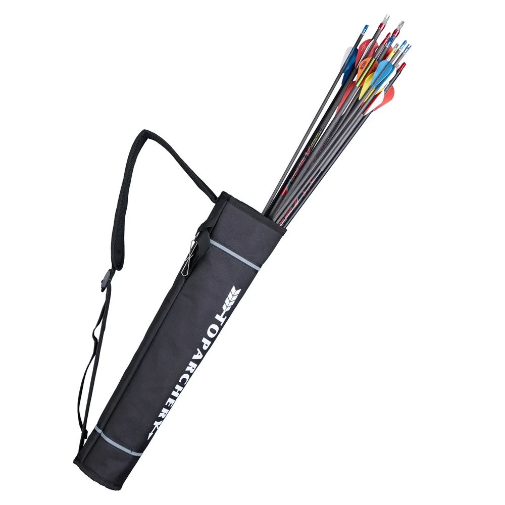 Archery Arrow Quiver Holder, Backpack and Hip Dual-Use Style, Recurve Bow Compound Target Practice Nylon Arrow Bag