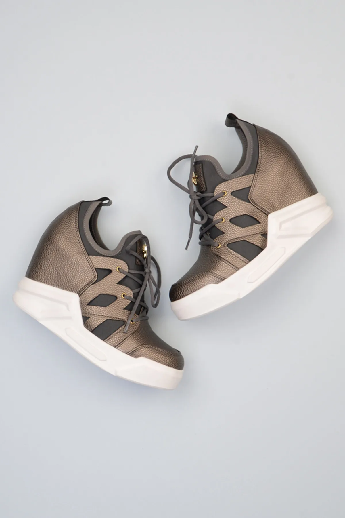 Женская обувь на каблуке из платины Bambi F0327510317|Женские туфли| |