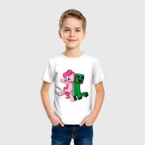 Детская футболка хлопок Пони мinecraft | Мать и ребенок