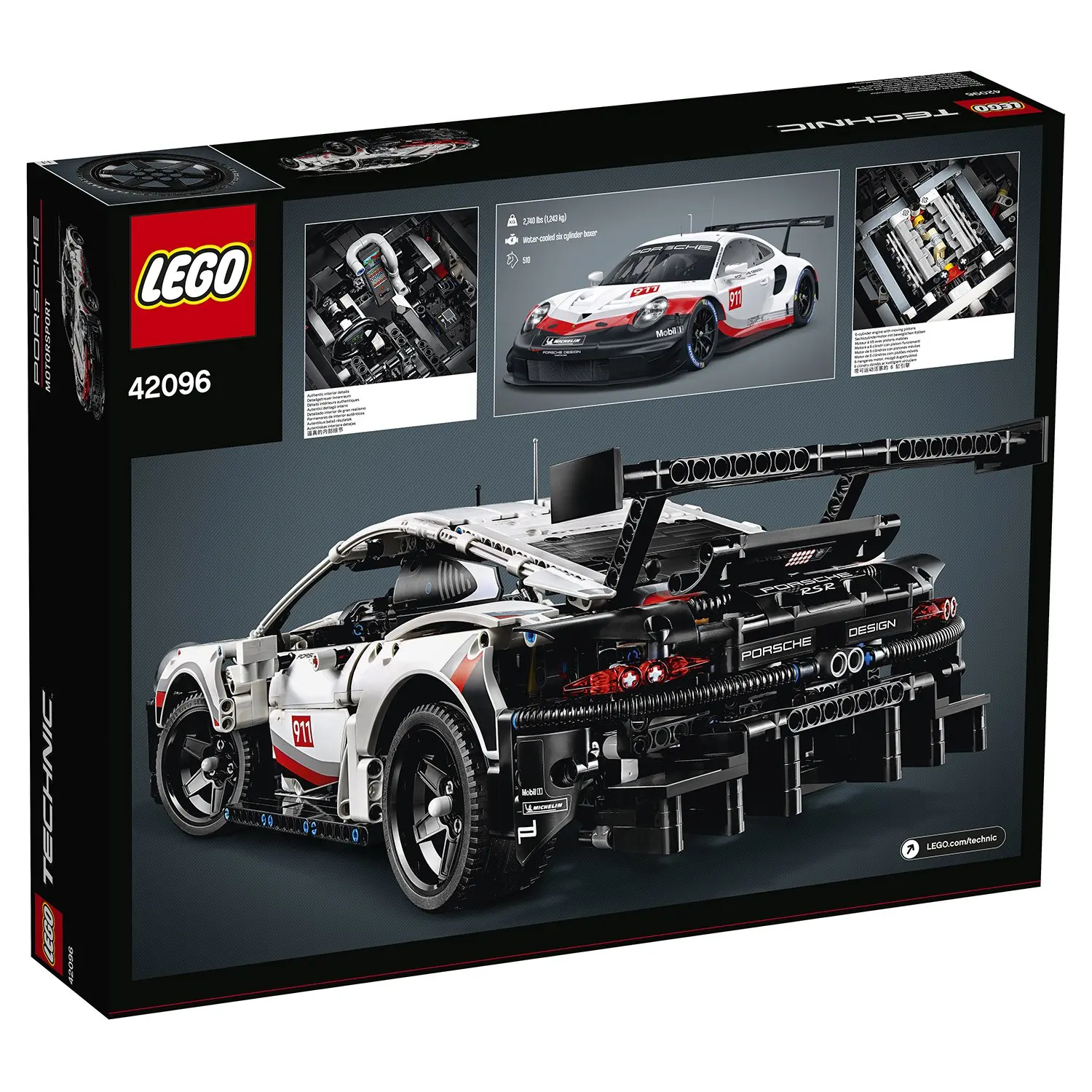Конструктор LEGO Technic Porsche 911 RSR 42096|Блочные конструкторы| |