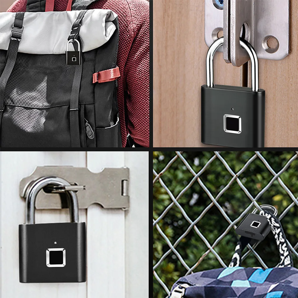 Замок с отпечатком пальца HONTUSEC открытый одним касанием замок для спортзала спорт