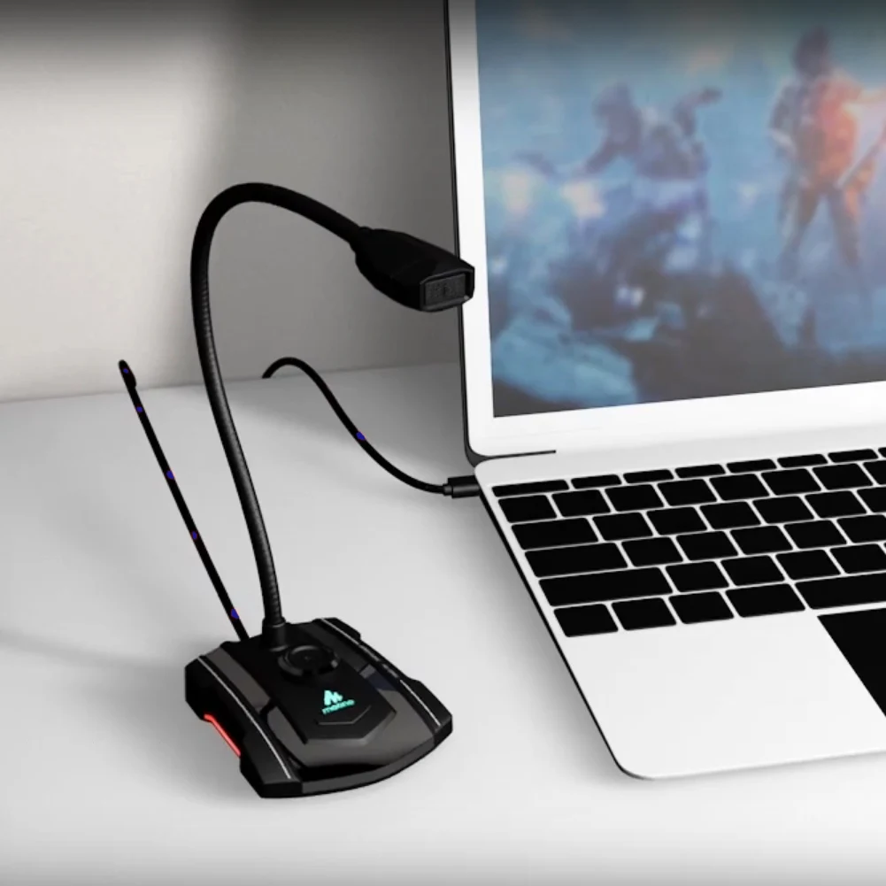 Микрофон MAONO модель AU-GM31 USB с Led подсветкой | Электроника
