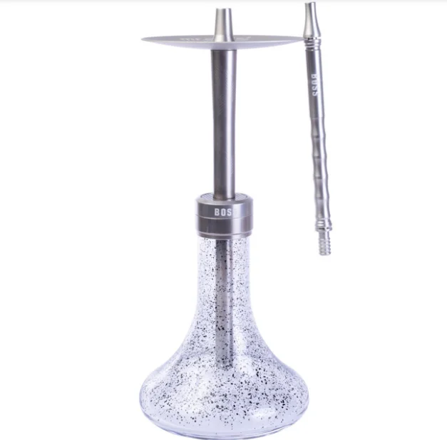 

MR EDS Model E29 BOSS SPOTTED SERIES Professional Hookah Set, Stainless Steel Shisha Pipe, Chicha Quality Glass