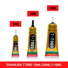 1550110 мл T7000 Zhanlida черный клей для ремонта контактных телефонов игрушки алмазное украшение цветок ткань оболочка ювелирные изделия ремесла клей