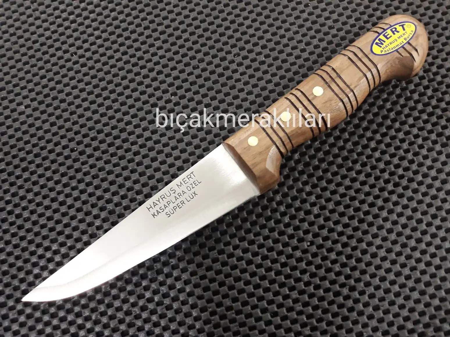 

Butcher or Kitchen Knife 27cm Total Length 3mm N6 Steel No:1 Superlux Series