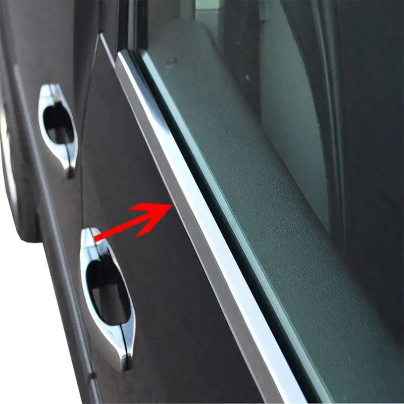 

Car window trim Chrome car window trim Chrome car trim for Volkswagen Caddy 4 Pcs S.Steel 2003-2014