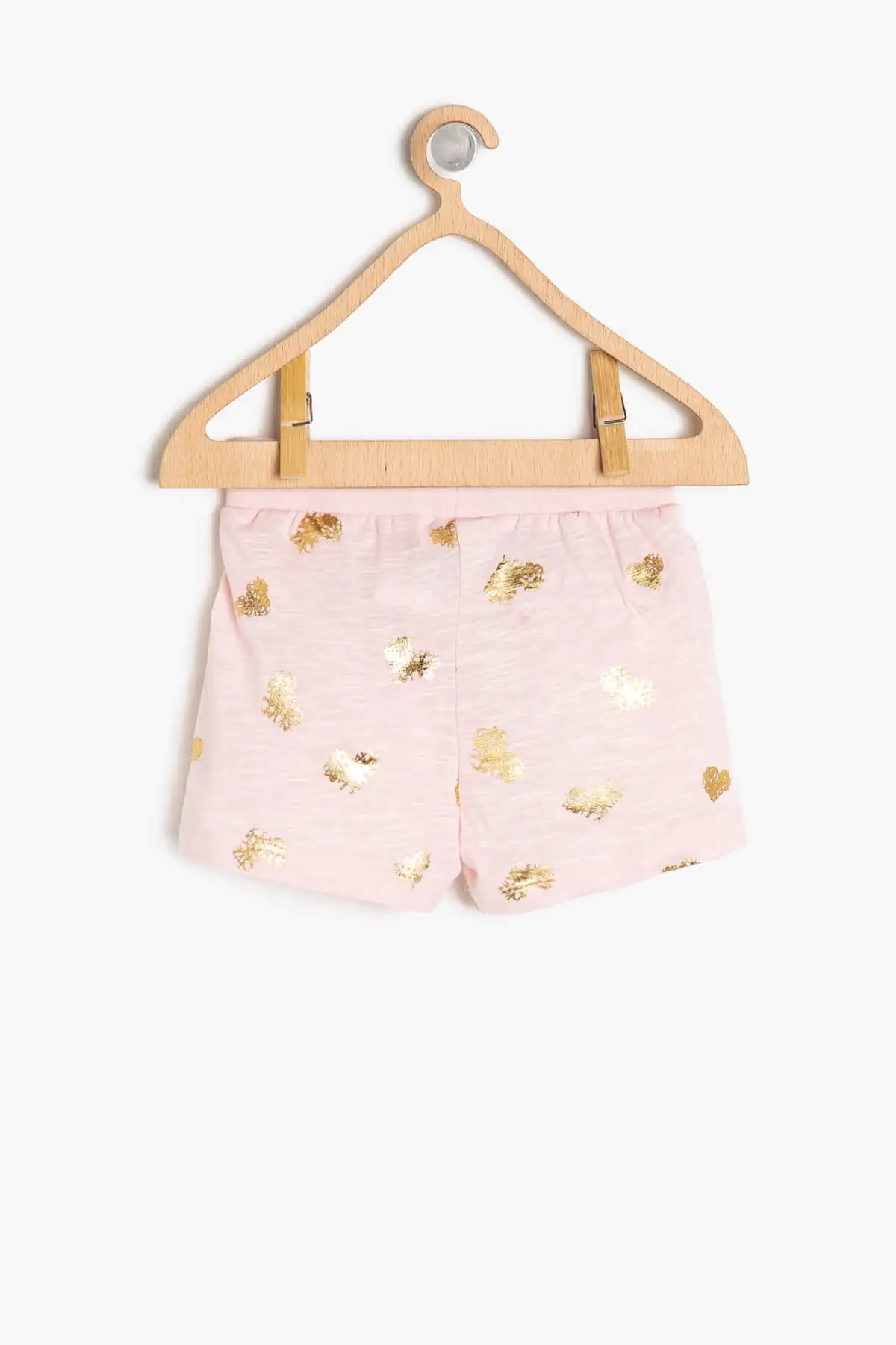 Детские розовые шорты с рисунком для маленьких девочек Koton|Женские шорты| |