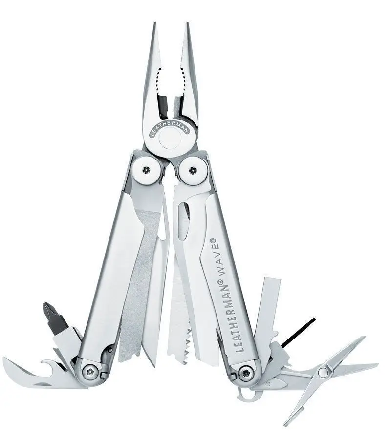 Мультитул Leatherman Wave 18 функций кожаный чехол | Инструменты