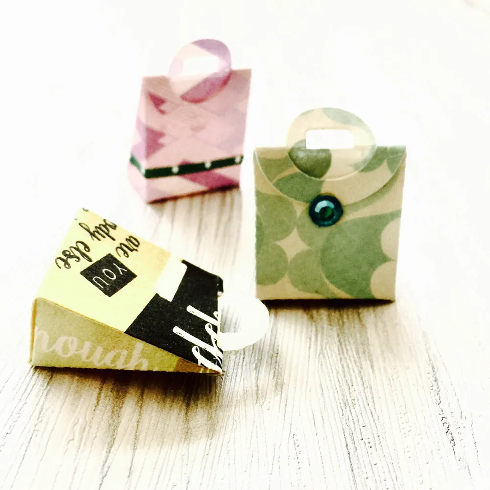 3D Подарочный пакет металлический трафарет для высечки рукоделия скрапбукинга