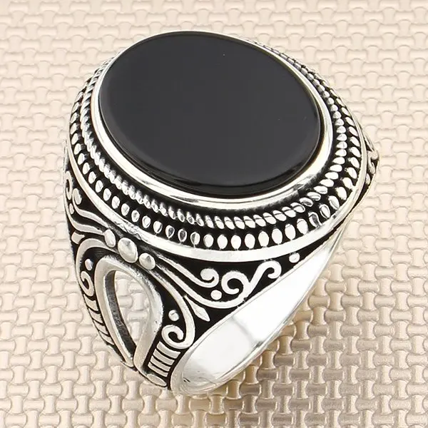 

Гарантированное высококачественное мужское кольцо из серебра 925 пробы, оникс, специальное предложение на ограниченное время, купите две шт...
