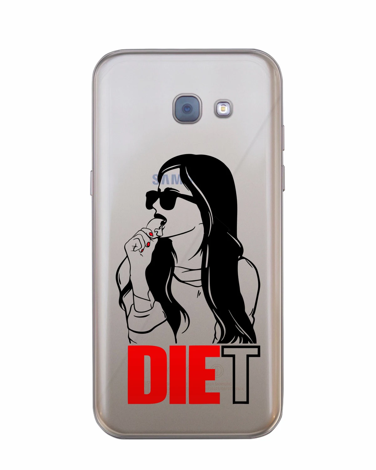 Силиконовый чехол Мобилиус на Samsung A5 (2017) рисунок Девушки | Мобильные телефоны и