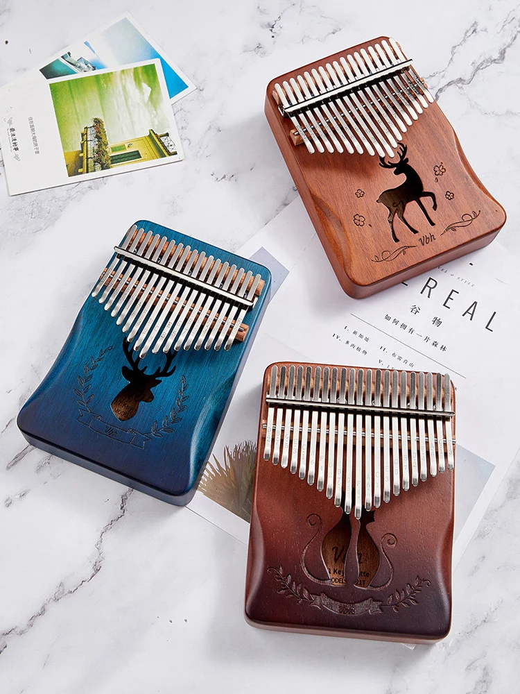 Калимба калимба 17-тон из красного дерева начинающих finger клавишные инструменты |