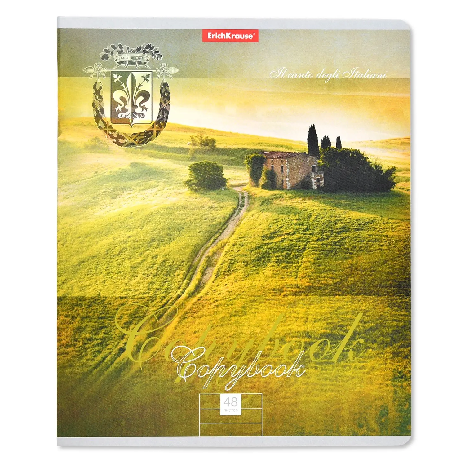 Тетрадь Erich Krause Италия 48л. линейка в ассортименте|Записные книжки| |