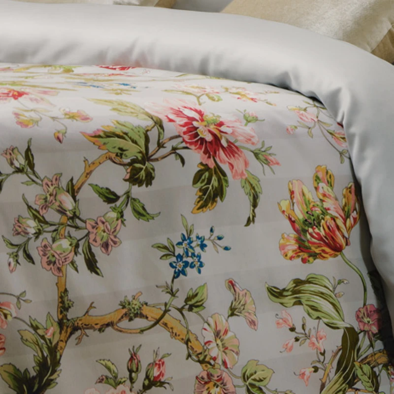 Комплект постельного белья Ecotex Новеллика Марелла 100% хлопок | Евро 1.5 сп 2 Дом и сад