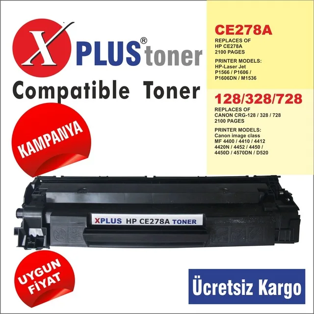 CANON CRG 728 MUADİL TONER 4400 4410 4430 4450 4420 D520 4570 96527035|Картриджи с тонером| |