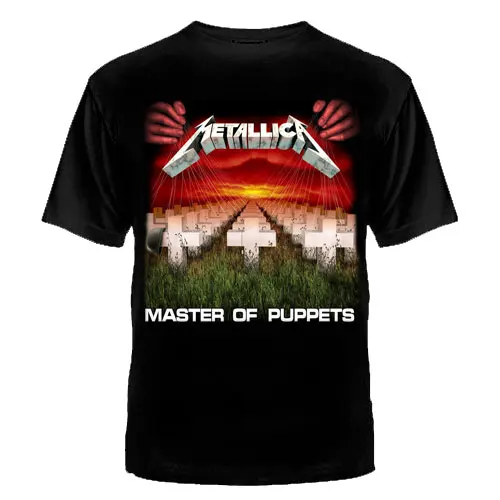 ФУТБОЛКА &quotMETALLICA MASTER OF PUPPETS&quotвечная прекрасная живая музыка качество