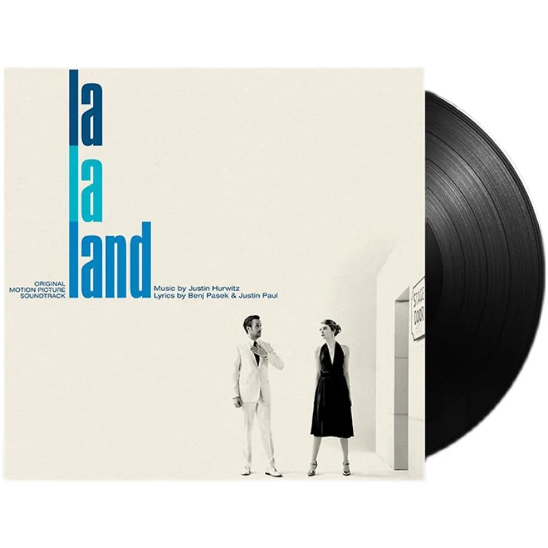 New Genuine 33 RPM 12 inch 30cm 1 Vinyl Records LP Disc OST Flick Film Movie Original Soundtrack Music Songs La La Land