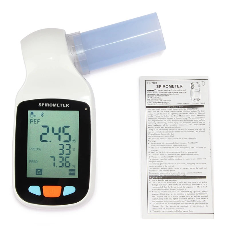 Фото SP70B Digital Spirometer Lung Breathing Diagnostic Vitalograph Spirometry With PC Software Красота и здоровье SP70B Digital Spirometer Lung Breathing Diagnostic Vitalograph Spirometry With PC Software Красота и здоровье
