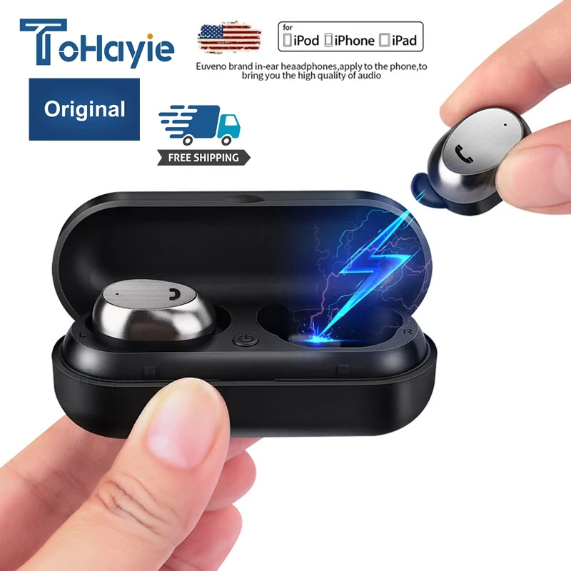 ToHayie M9 СПЦ True Беспроводной наушники Mini Bluetooth HD Mic высокое качество звучания музыки