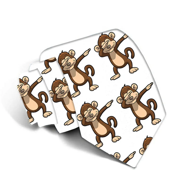 Забавный галстук с принтом фортепиано классический цветной цветочной вышивкой