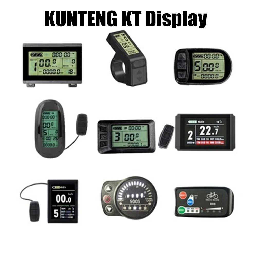 36V/48V/72V электрический велосипед Дисплей KT LCD3/LCD3U/LCD4/LCD5/LCD6/LCD6U/LCD7/LCD8H/LED880/LED900S/LCD8S/LCD9R
