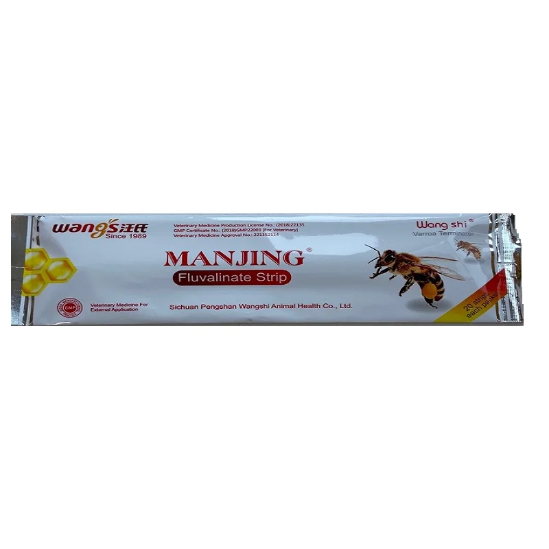 Manjing Fluvalinate 20 strip Флувалинат wangshi. Varroa.Пчелы.Пчеловодство.Полоски от Варроа.Товары