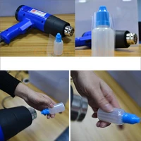 Clear PVC Heat Shrink Wrap Film for 60ML dropper Bottles heat shrink wrap seals bottle