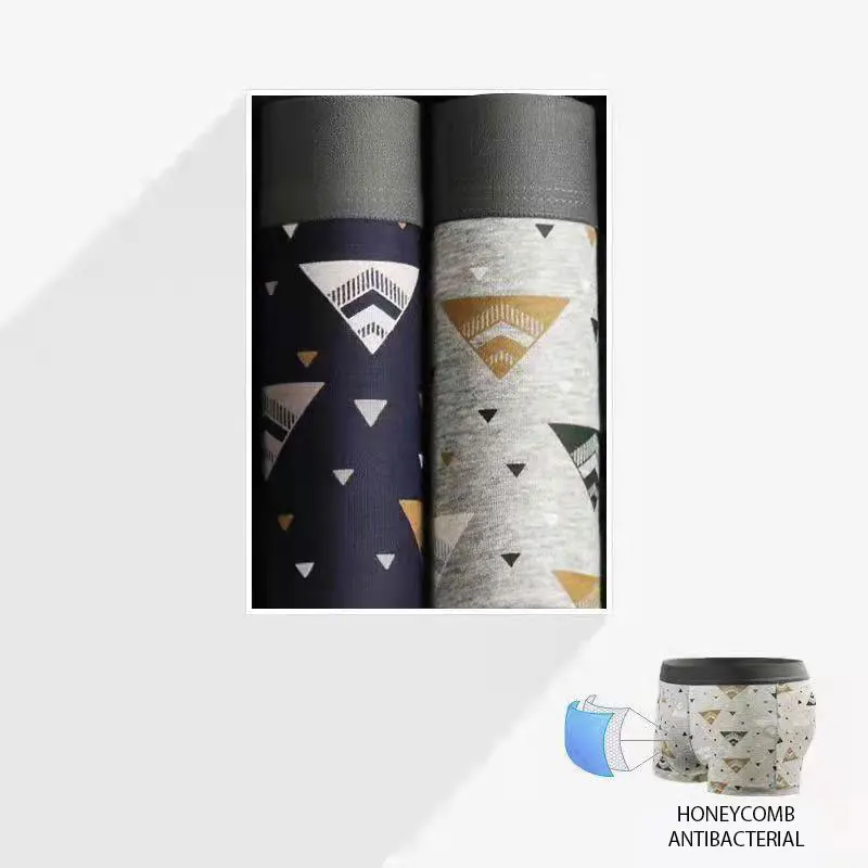 Мягкие брифы боксеры из чистого хлопка с сотовой промежностью - купить по