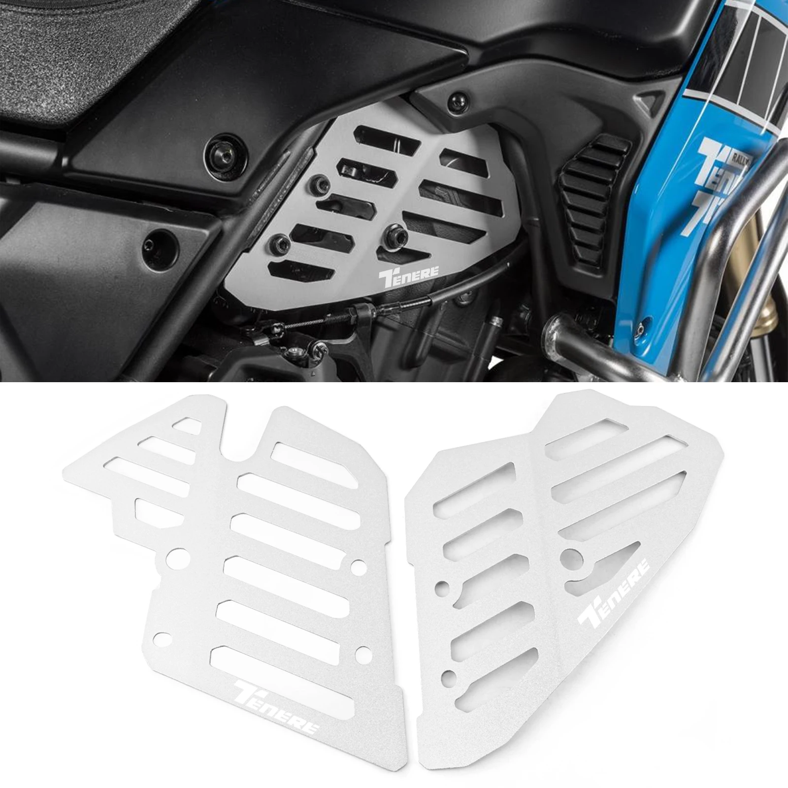 

Крышка двигателя для Yamaha Tenere700 XTZ700 T7 XT700Z, защитная крышка двигателя, протектор камеры дроссельной заслонки, дерьмо клапан Tenere 700