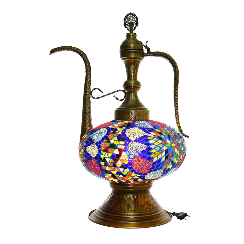

Handmade Morocco Lamp, Mosaic Embroidered Table Lamp, Decorative lamp