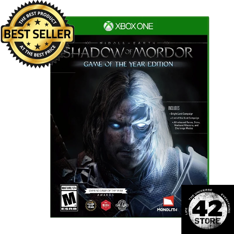 

Middle Earth Shadow Of Mordor Game Of The Year Edition Xbox One Gaming Physical Game