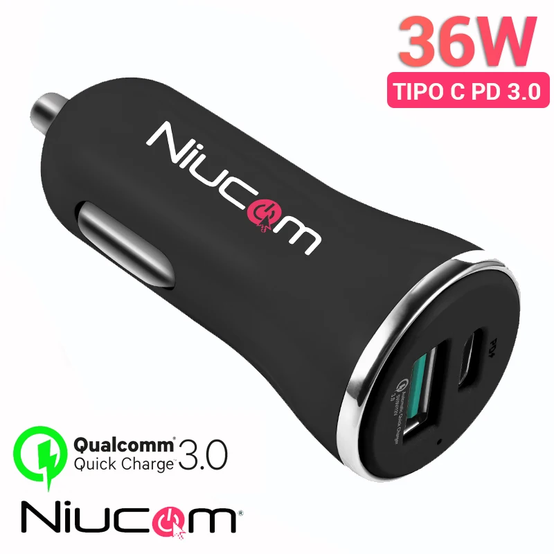 Niucom 36W Qualcomm 3.0 quick charge quick charge for universal DUAL USB mobile phone universal compatibility