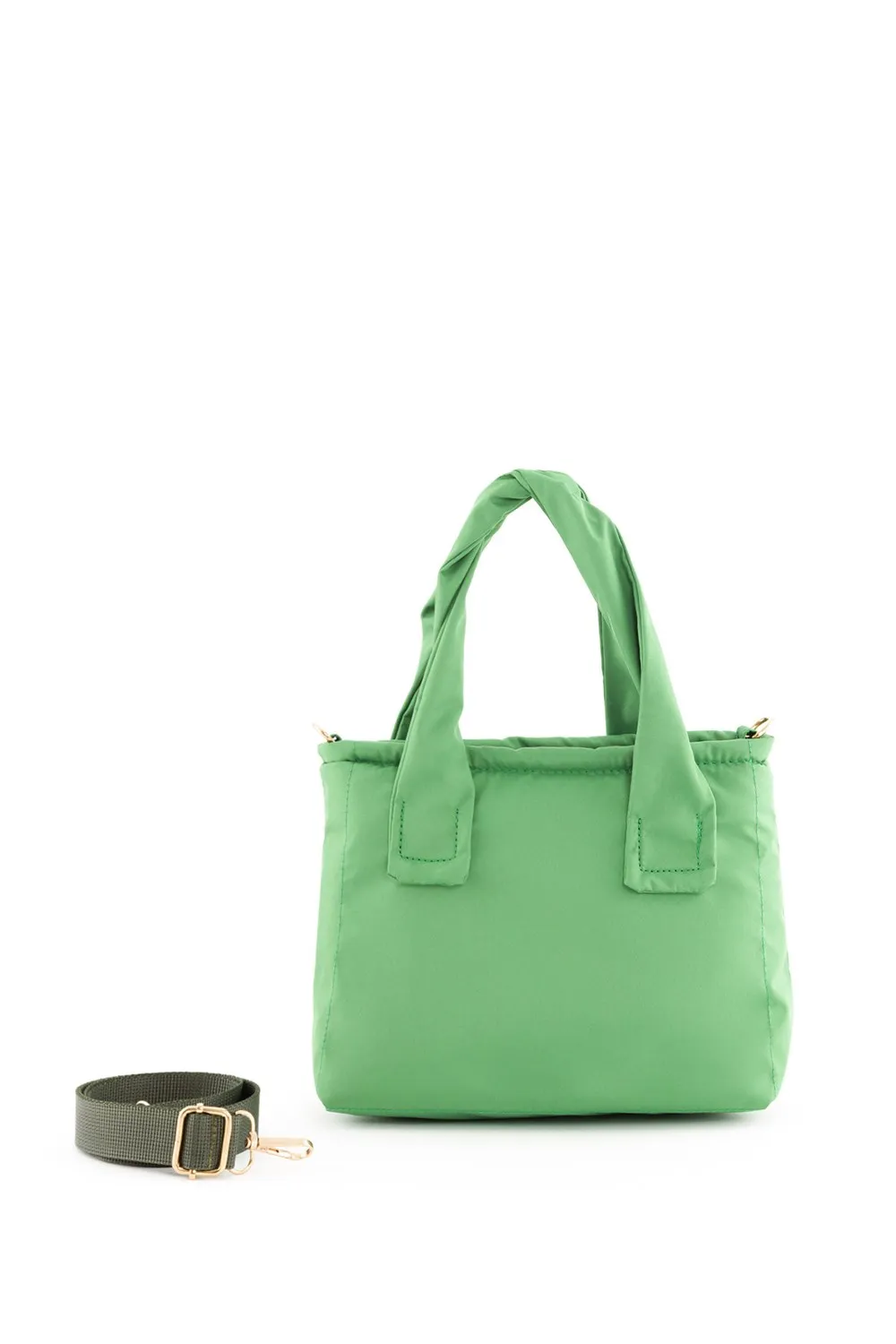 

Women's Quality Style Trend Bondit Fabric Handle Bag Green