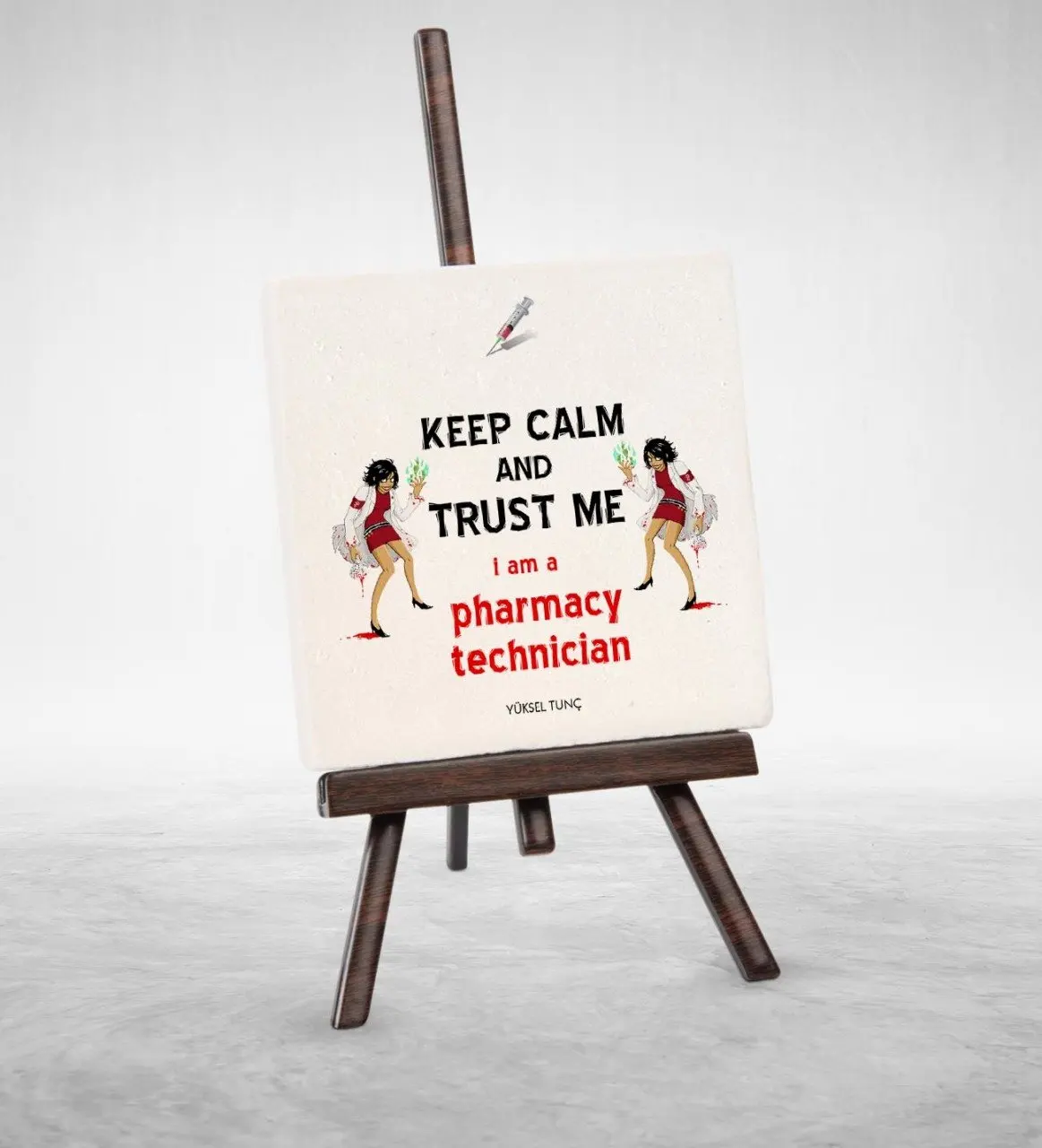 

Personalized Professional Pharmacist Technician Şovaleli Natural Stone-2 Natural Stone İsme Custom Personalized Design Nice Gift Hand making