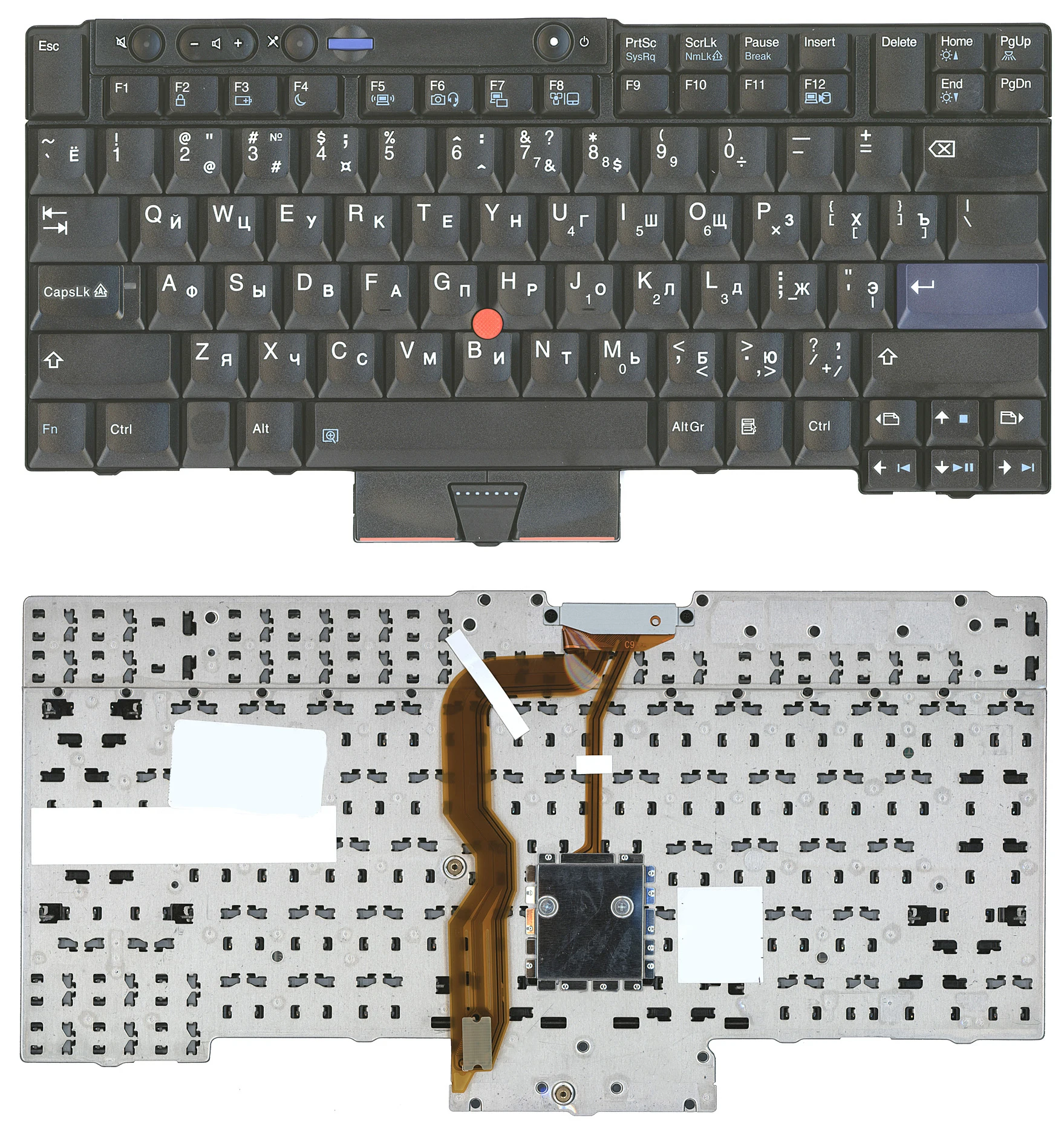 Клавиатура для ноутбука Lenovo IBM ThinkPad T400 T400S T410 черная с трекпойнтом | Компьютеры и