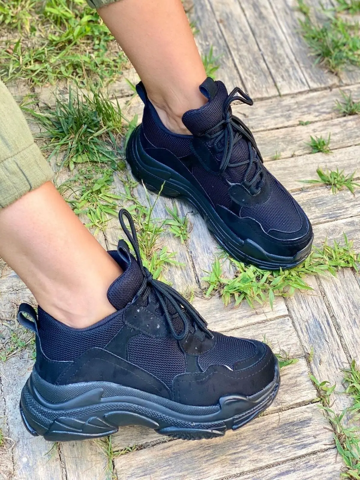 

Туфли женские спортивные темно-синие на среднем каблуке, кроссовки