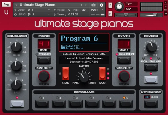 

ULTIMATE STAGE PIANO - NORD (VSTI KONTAKT)