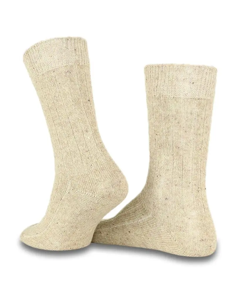 Бежевые мужские зимние носки Adriel | Женская одежда