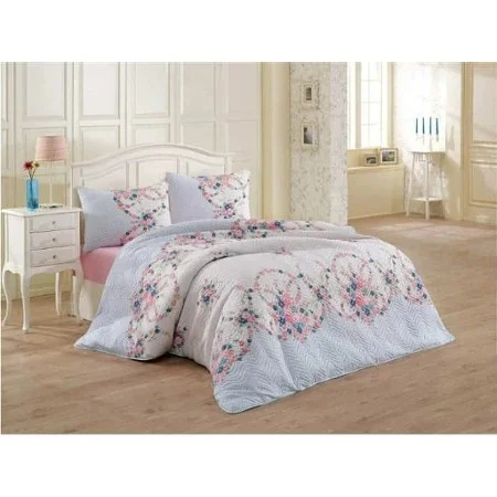 

Crystal Light Double Bed Linen Suit Jonquil Blue 287770728