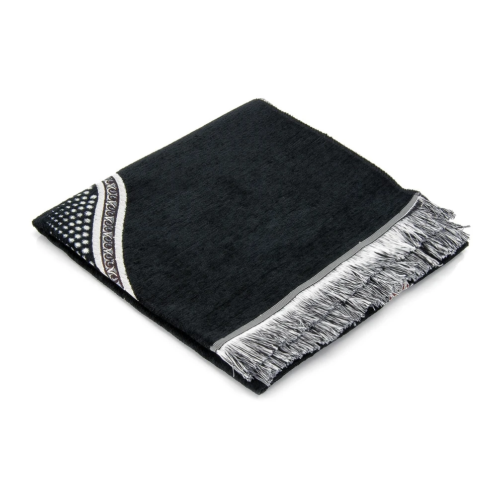 IQRAH Luxury Chenille Mihraplı Simple Prayer Rug Burgundy