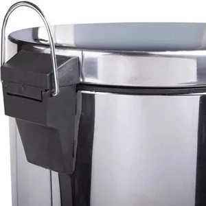 Ведро-контейнер для мусора (урна) с педалью Лайма Classic 5л зеркальное нержавеющая